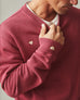 Unisex Relaxed French Terry Crew Sweatshirt - Valentine's Day - Bonfire Red